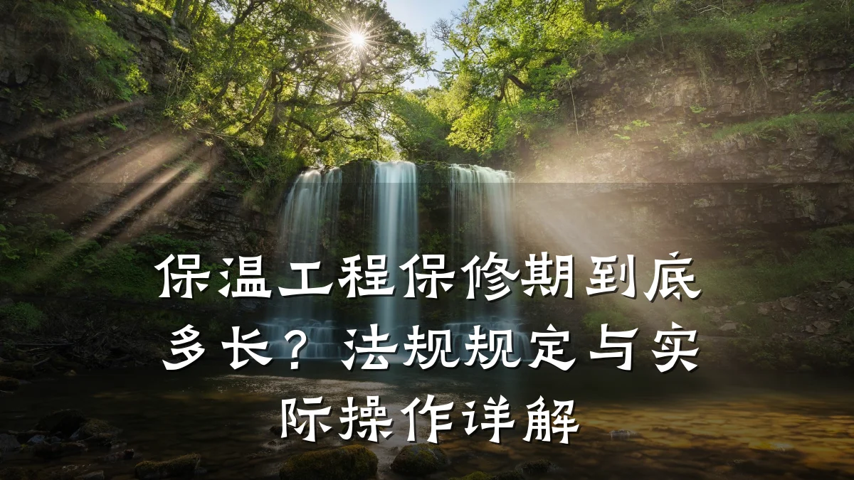 保温工程保修期到底多长？法规规定与实际操作详解