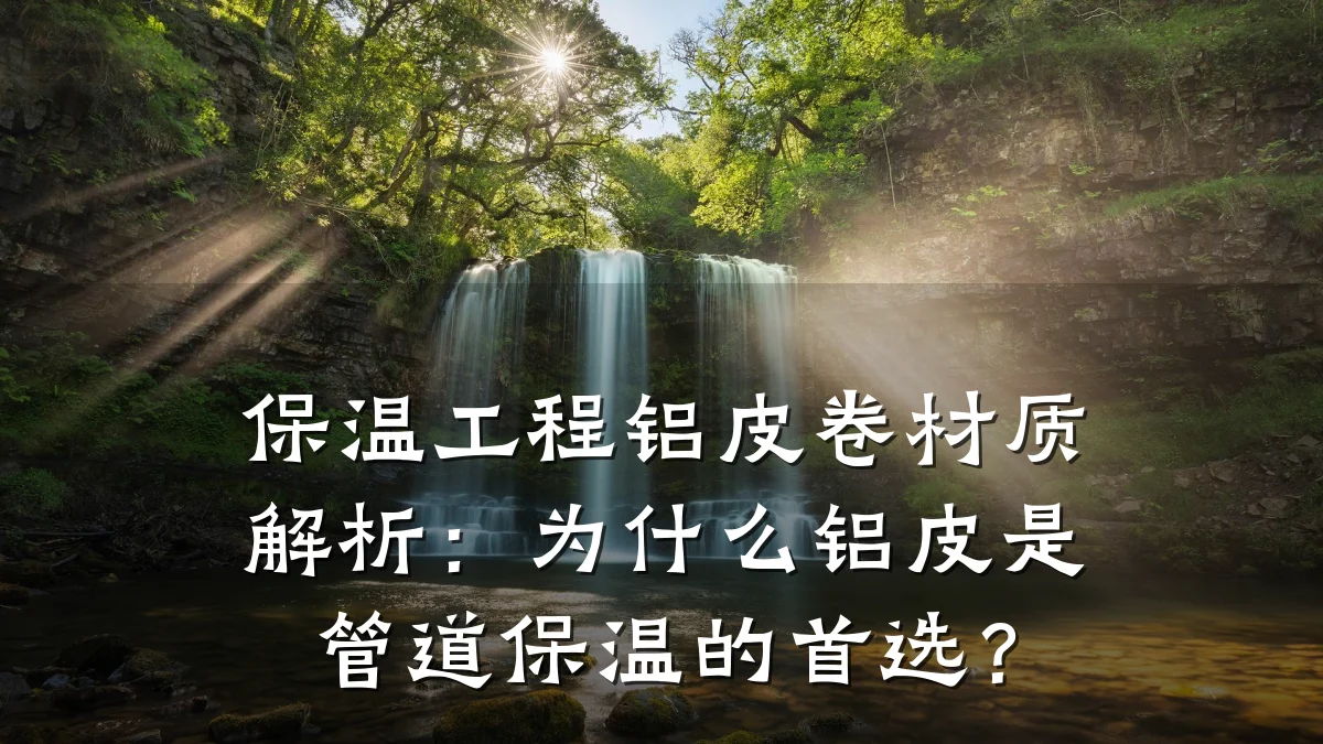 保温工程铝皮卷材质解析:为什么铝皮是管道保温的首选?