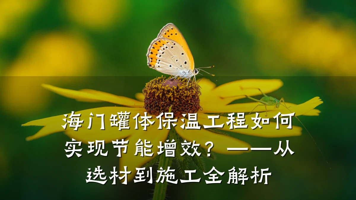 海门罐体保温工程如何实现节能增效?——从选材到施工全解析