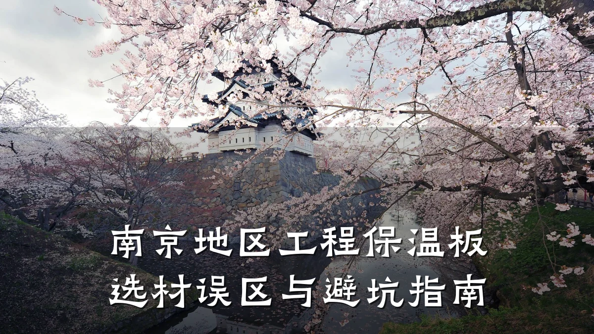 南京地区工程保温板选材误区与避坑指南