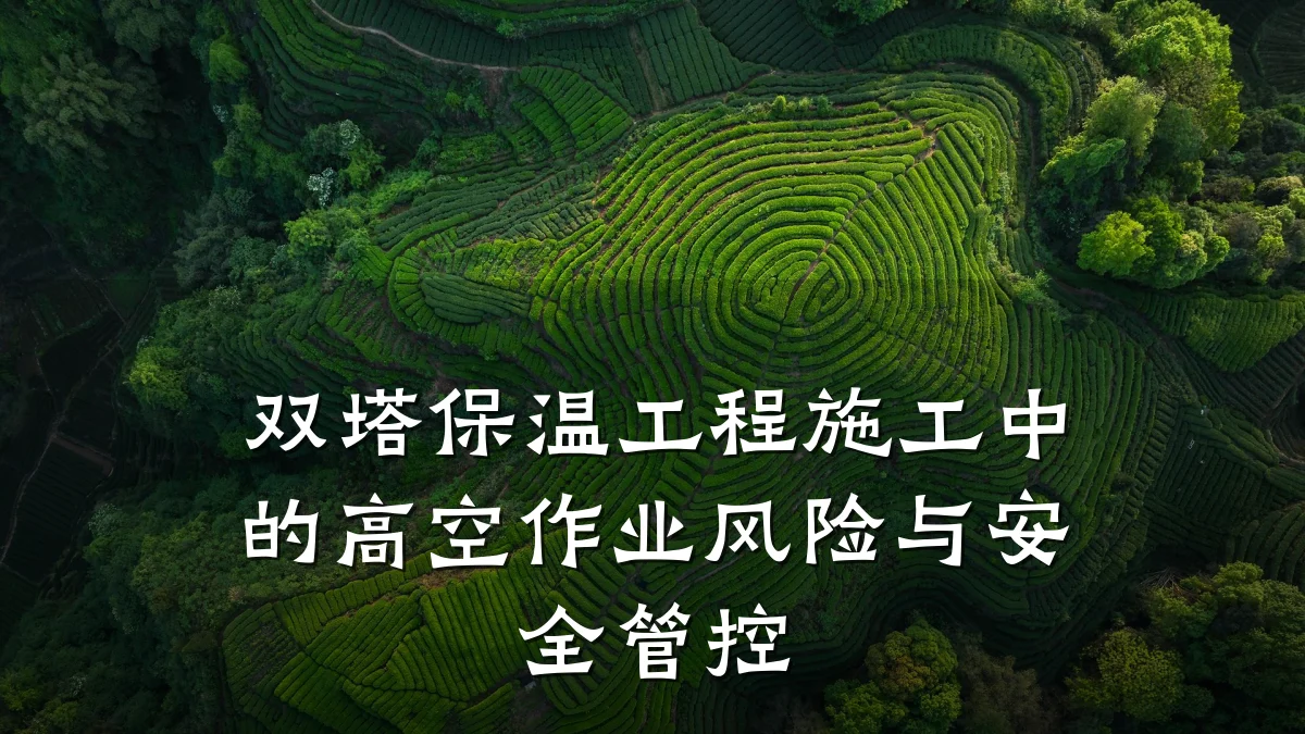 双塔保温工程施工中的高空作业风险与安全管控