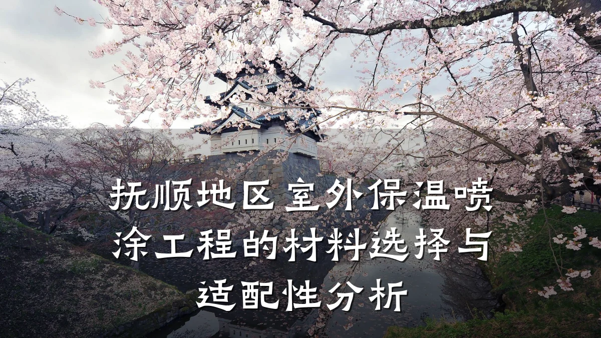 抚顺地区室外保温喷涂工程的材料选择与适配性分析