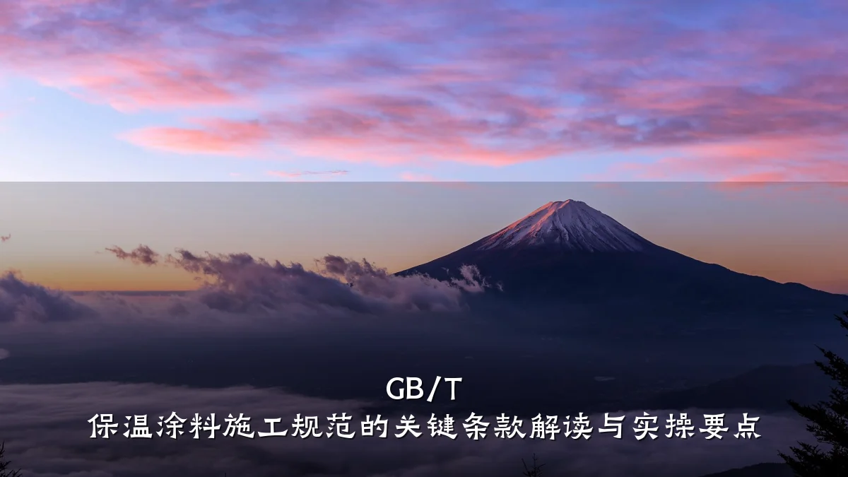 GB/T 保温涂料施工规范的关键条款解读与实操要点