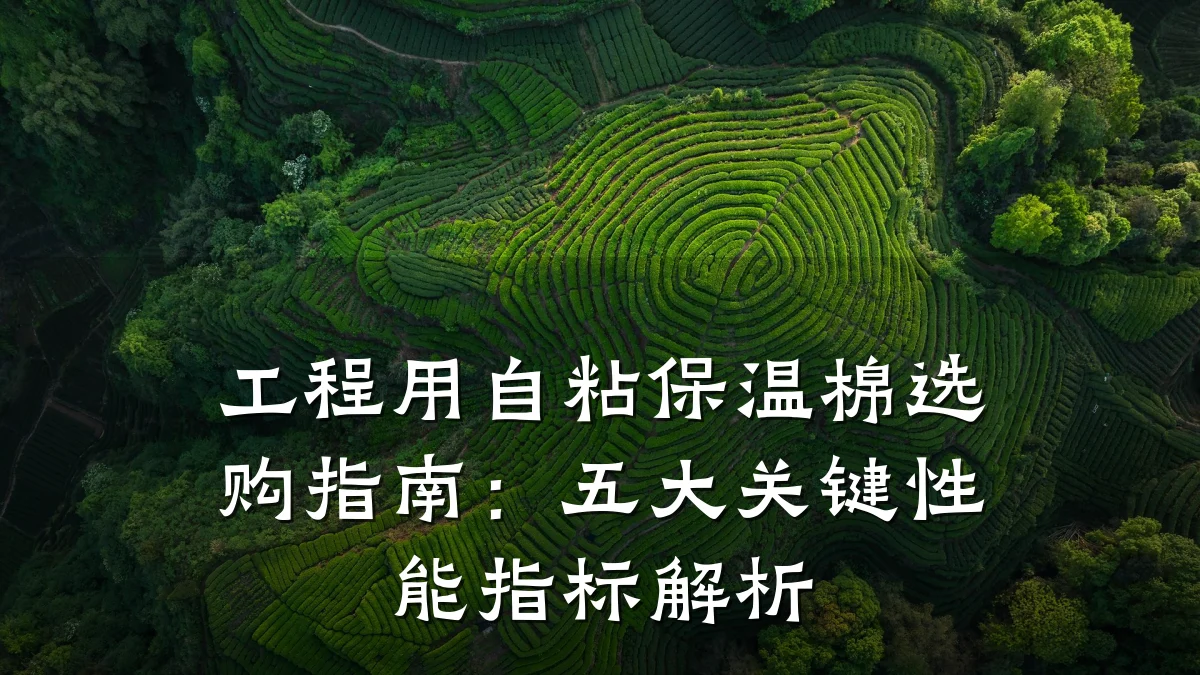工程用自粘保温棉选购指南：五大关键性能指标解析
