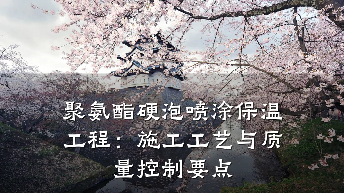 聚氨酯硬泡喷涂保温工程:施工工艺与质量控制要点