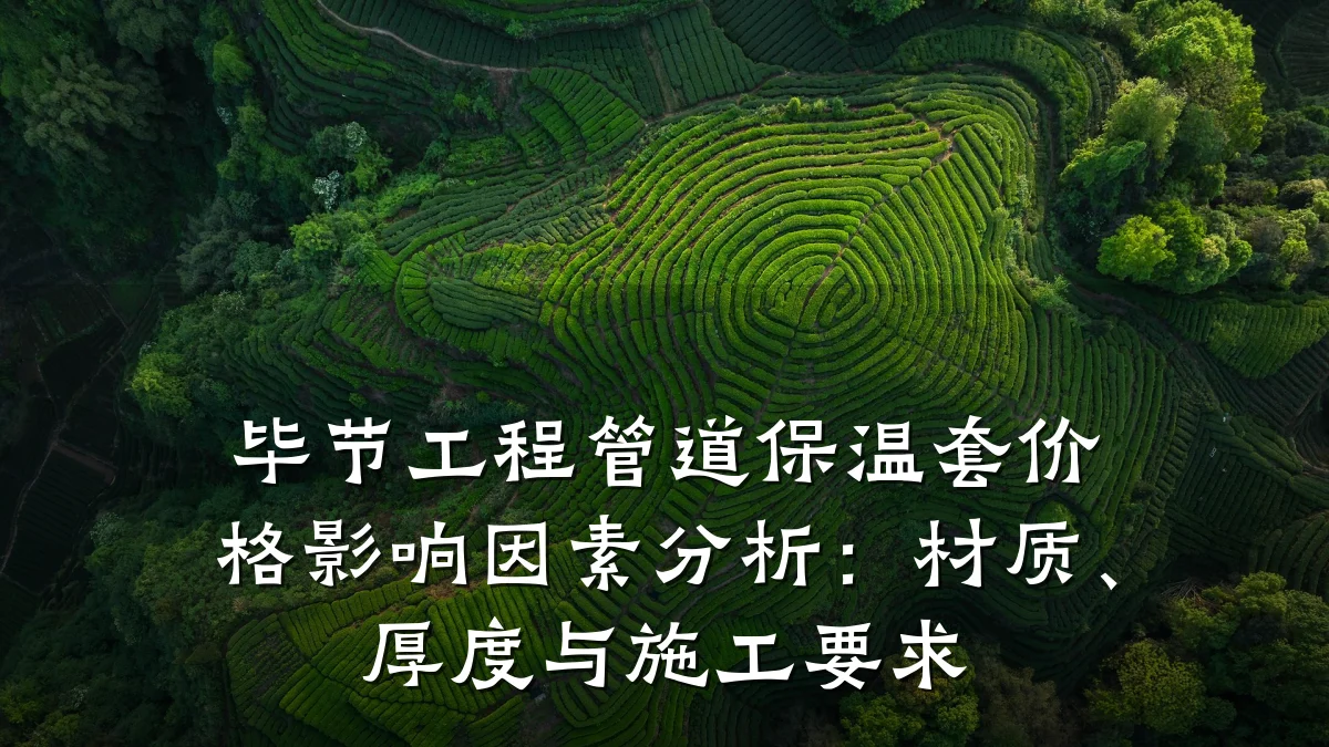毕节工程管道保温套价格影响因素分析:材质、厚度与施工要求