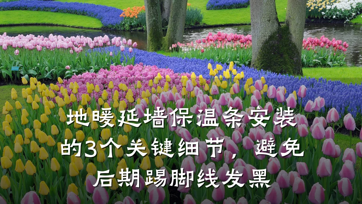 地暖延墙保温条安装的3个关键细节，避免后期踢脚线发黑