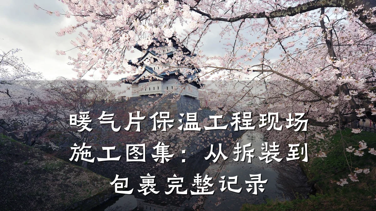 暖气片保温工程现场施工图集:从拆装到包裹完整记录