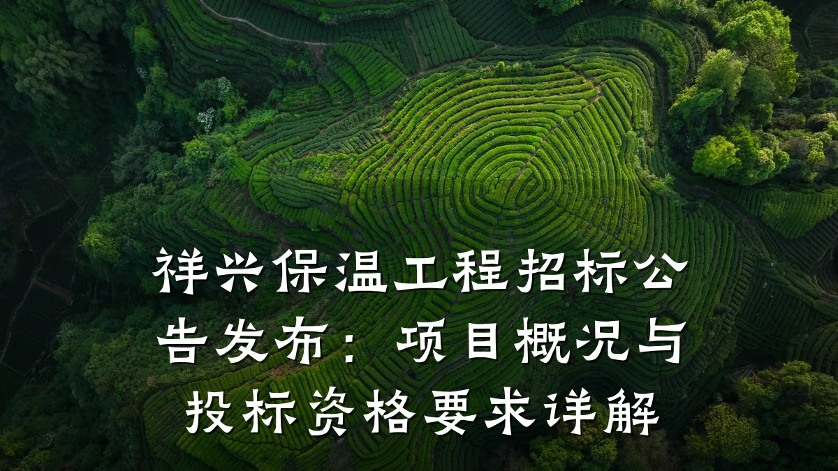 祥兴保温工程招标公告发布：项目概况与投标资格要求详解