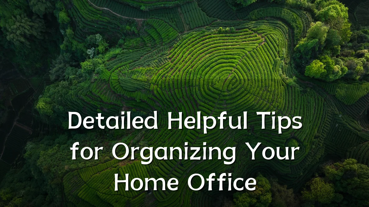 Detailed Helpful Tips for Organizing Your Home Office